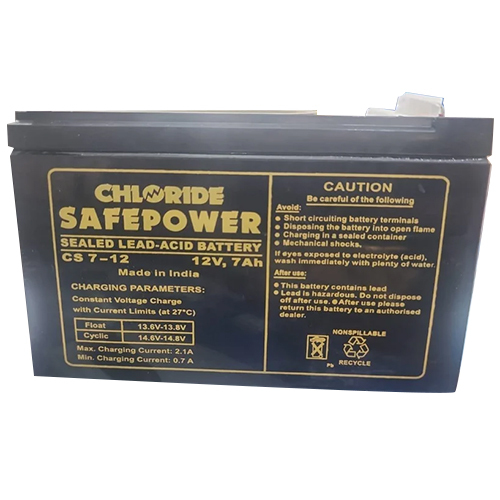 Smf 12V 7Ah Exide Chloride Battery