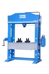 H Type Hand Operated Hydraulic Press Machine - Color: Blue