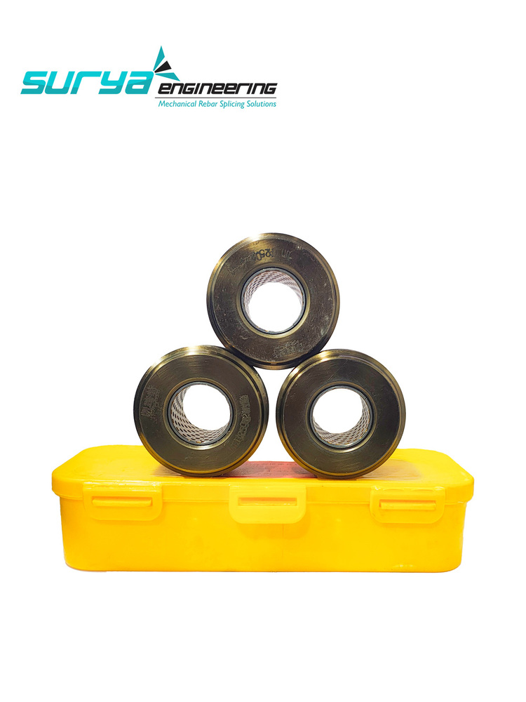 Rebar Threading  Rollers - Color: Gold