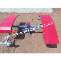 Ab Trainer Sit Up Bench - Frame Material: Stainless Steel / Frp