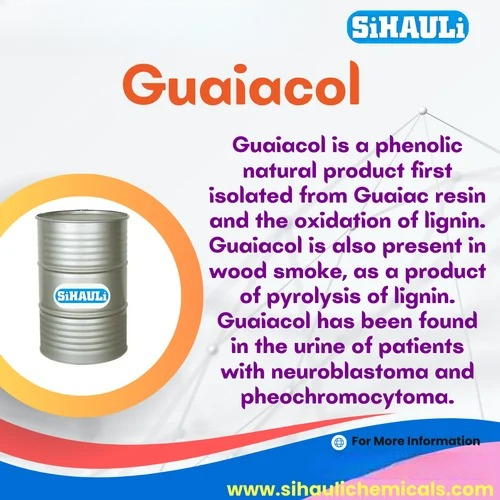 Guaiacol Manufacturers, Suppliers, Exporters From Vasai Mumbai India