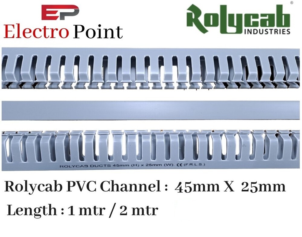 Grey Pvc Channel - Application: Industrial Panel Wiring