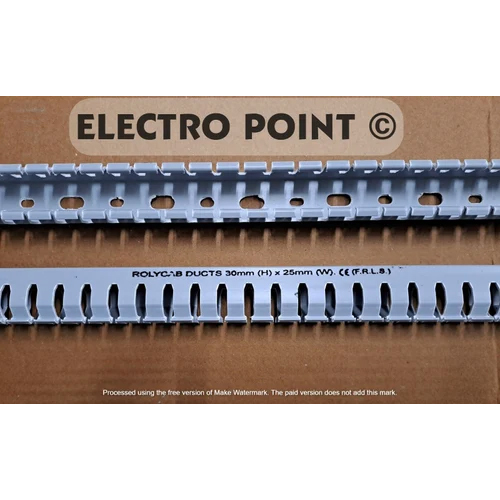 Electrical Wiring Channel - Color: Grey