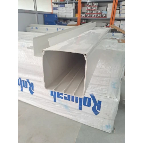 100X100Mm Pvc Trunking - Color: Silver