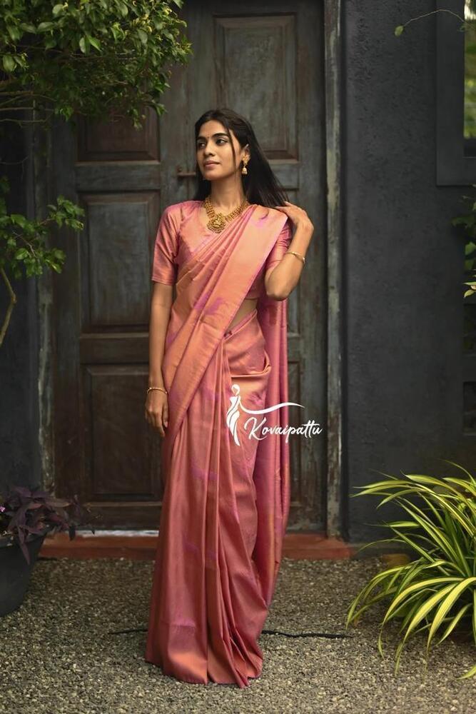 Soft Silk Saree - Bust Size: 44 Inch (In)
