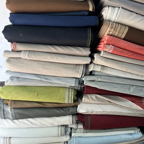 Mix Knitted Double Cloth Cotton Trouser Fabric