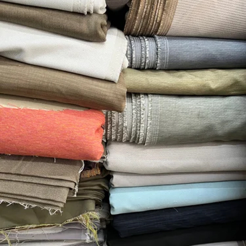Mix Knitted Double Cloth Cotton Trouser Fabric