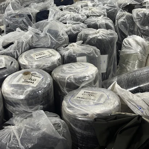 Brown Unassorted Mix Cotton Knitted Trouser Fabric - Color: Various Available