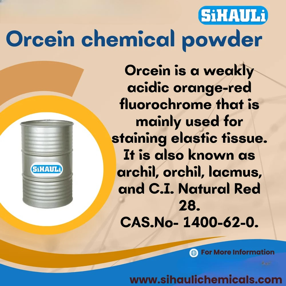 Orcein chemical powder Manufacturers, Suppliers, Exporters From Vasai