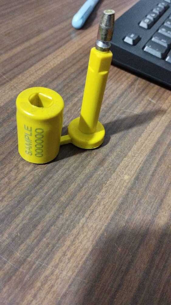 Tamper Evident Seal - Color: Yellow