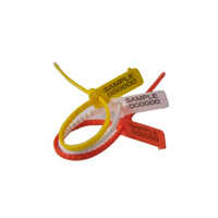 White Plastic Security Seal - Color: Multicolor