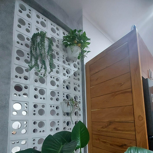 Spera White terracota Jali