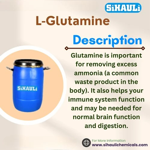 L-Glutamine (Amino Acid) Manufacturers, Suppliers, Exporters From Vasai