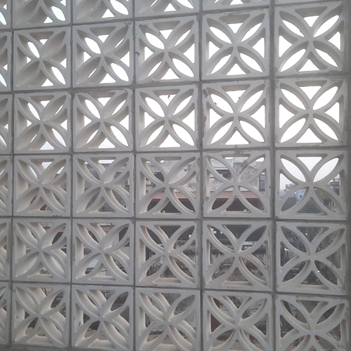 Orchid White terracotta Jali