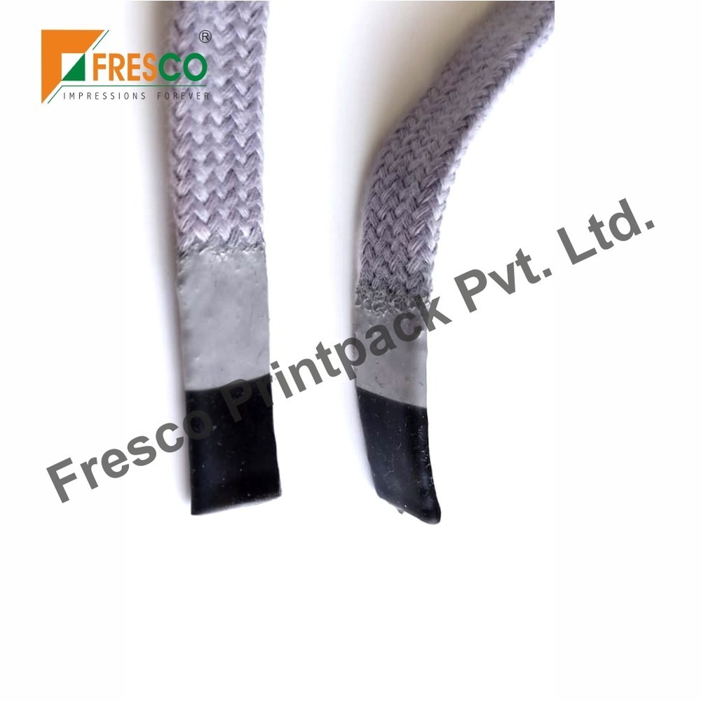 Silicone dipped End Draw cord string for garments