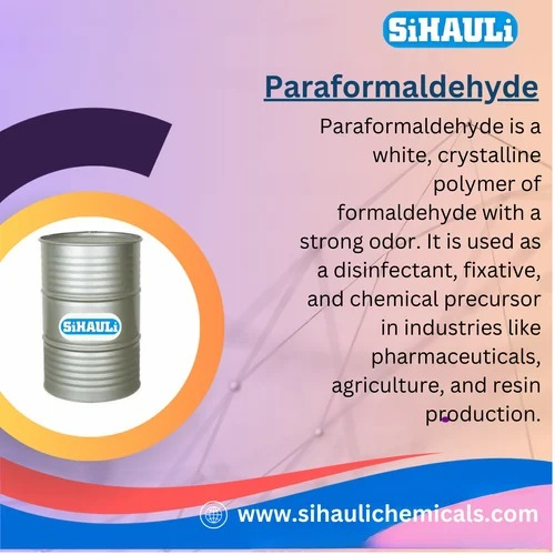 Paraformaldehyde Manufacturers, Suppliers, Exporters From Vasai Mumbai