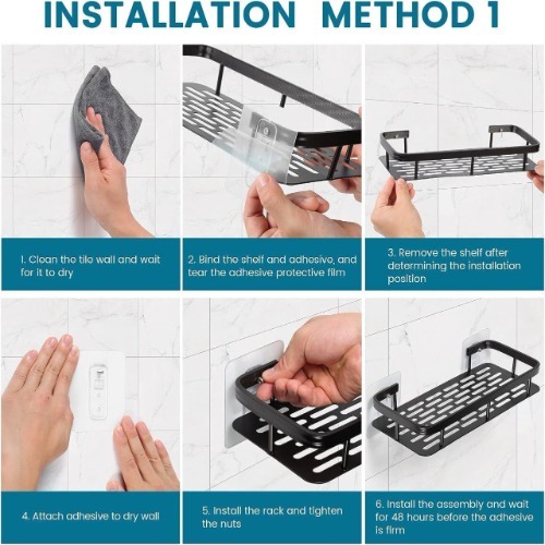 Self Adhesive Bathroom shelve