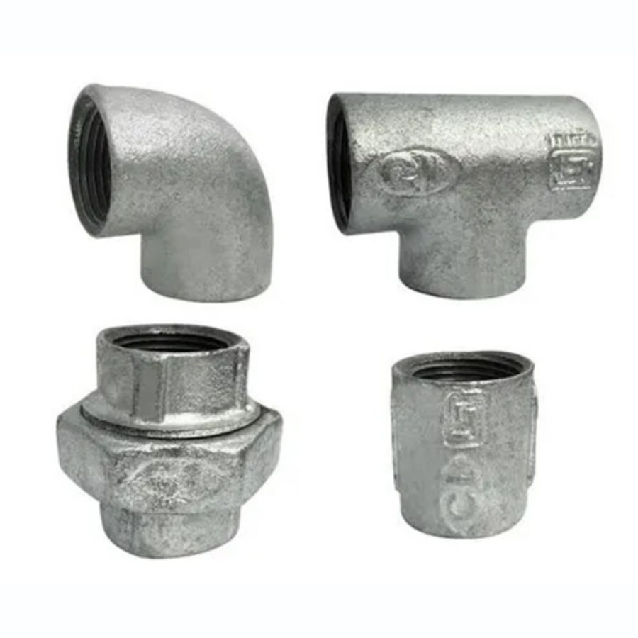 Gi Pipe Fittings - Color: Silver