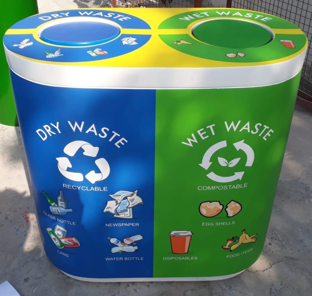 FRP Duo Dustbin 40L