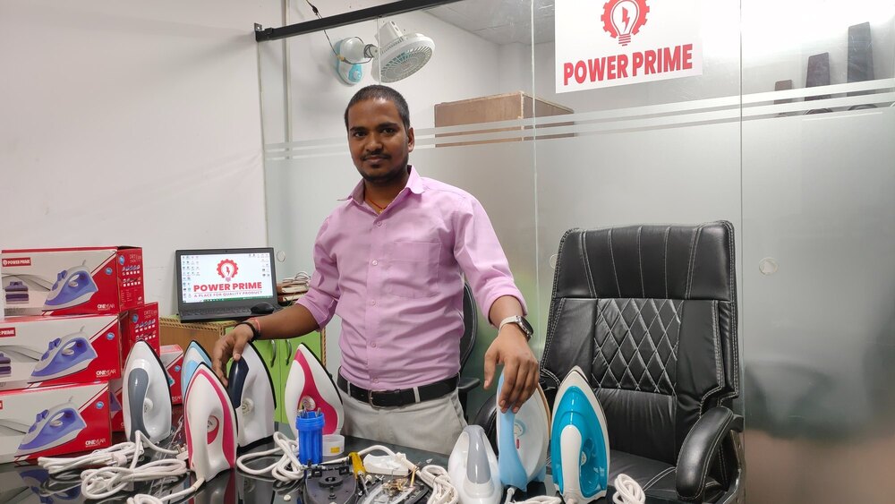 Electric Iron Traders - Color: White