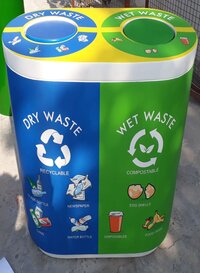 FRP Duo Dustbin 60L