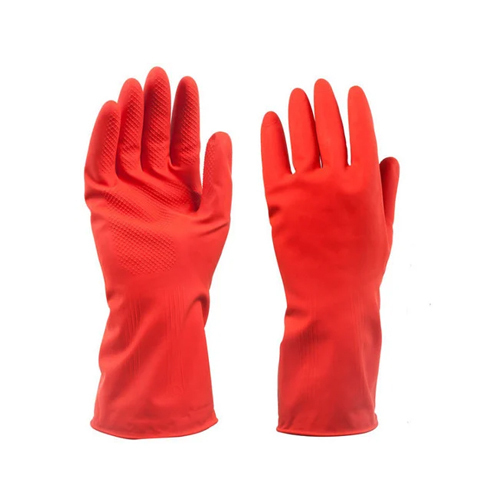 Rubber Gloves - Disposable, Full Finger Style | Modern Design, Available in Various Colors, Plain Pattern for Medical Use