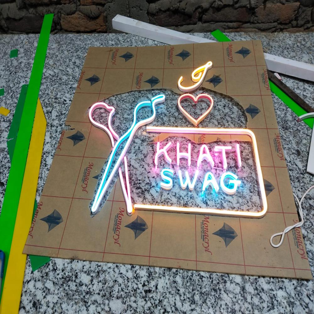 Customized Neon sign Board