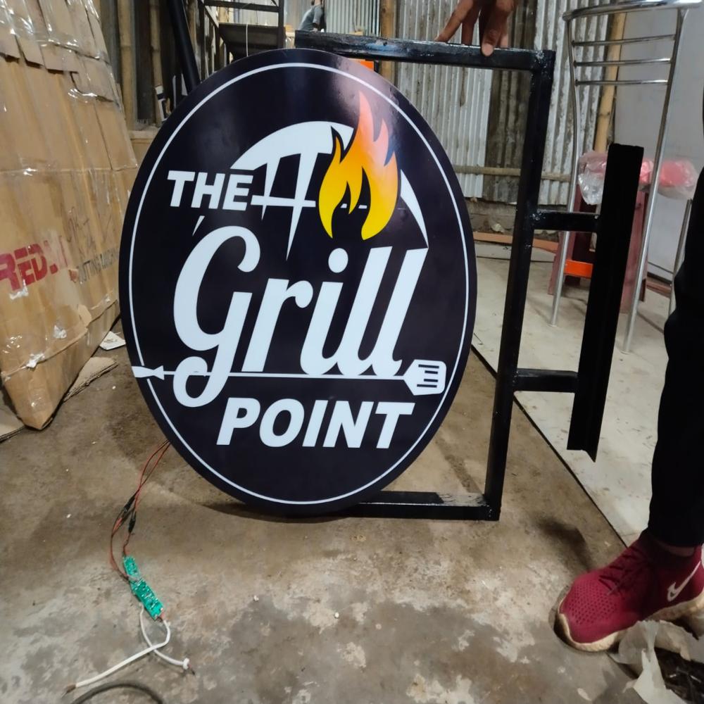 3D Acrylic Logo Sign - Application: Advertising & Promotions