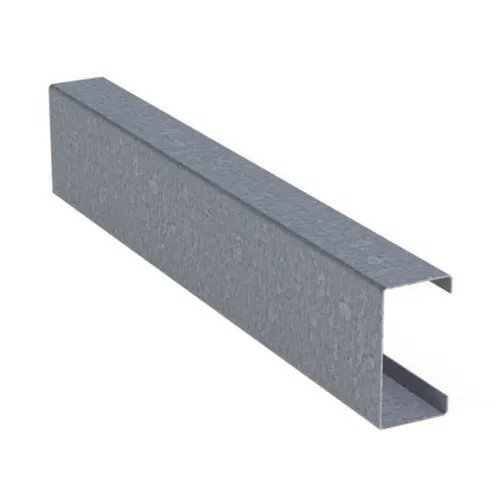 C Shaped Mild Steel Channel - Mild Steel Material, 20 mm Size, Polished Finish, Galvanized Surface Treatment | Suitable for Industrial Applications