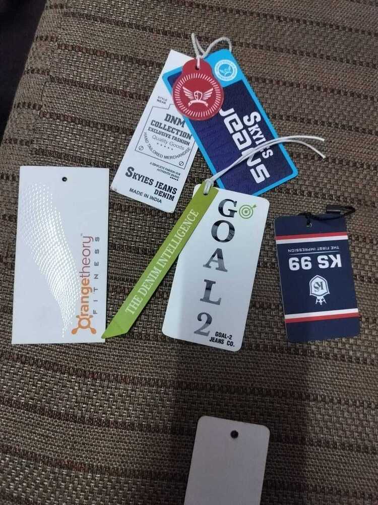 paper printed hand tag