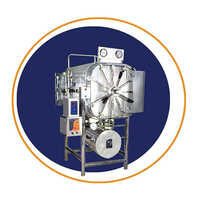 Rectangular Horizontal Autoclave - Stainless Steel, 30 To 200 Liter Capacity, Silver Color, 100 To 131 Deg C Temperature Range, 4/2/3 Watt Power Options | 1-year Warranty