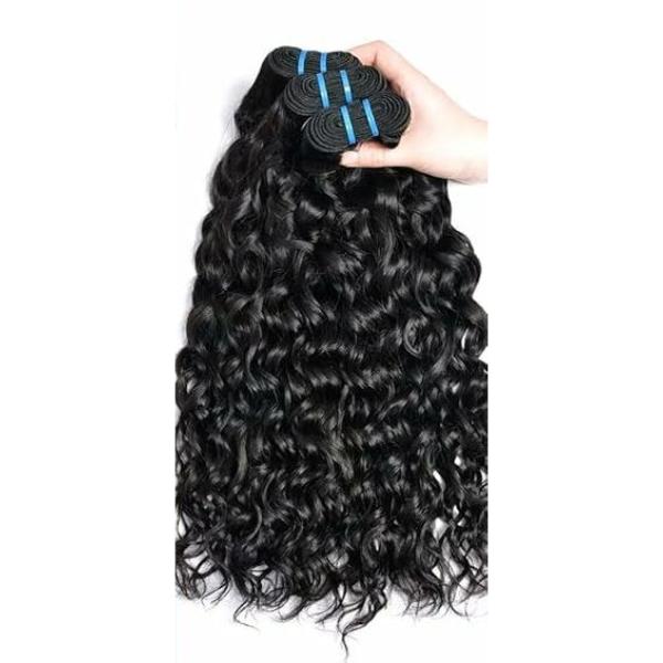 Deep Wave Jerry Curl Bundles Human Hair Weaves Sew In Weft Extensions 28in