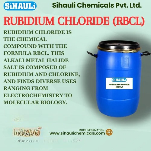 Rubidium Chloride Manufacturers, Suppliers, Exporters From Vasai Mumbai