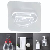 Round Wall Hook - High-adhesion Strong Adhesive, No Drilling Required , Easy Install For Multifunctional Use On Various Wall Materials