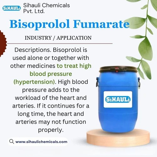 Bisoprolol Fumarate chemicals Manufacturers, Suppliers, Exporters From Vasai