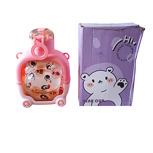 1000Ml Teddy Bear Plastic Water Bottle - Feature: High Quality