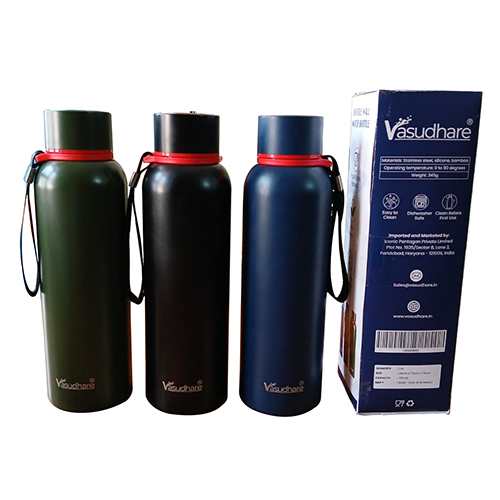 750ml Stainless Steel Hot and Cold(Insulated Bottle) - Frostiva by Vasudhare