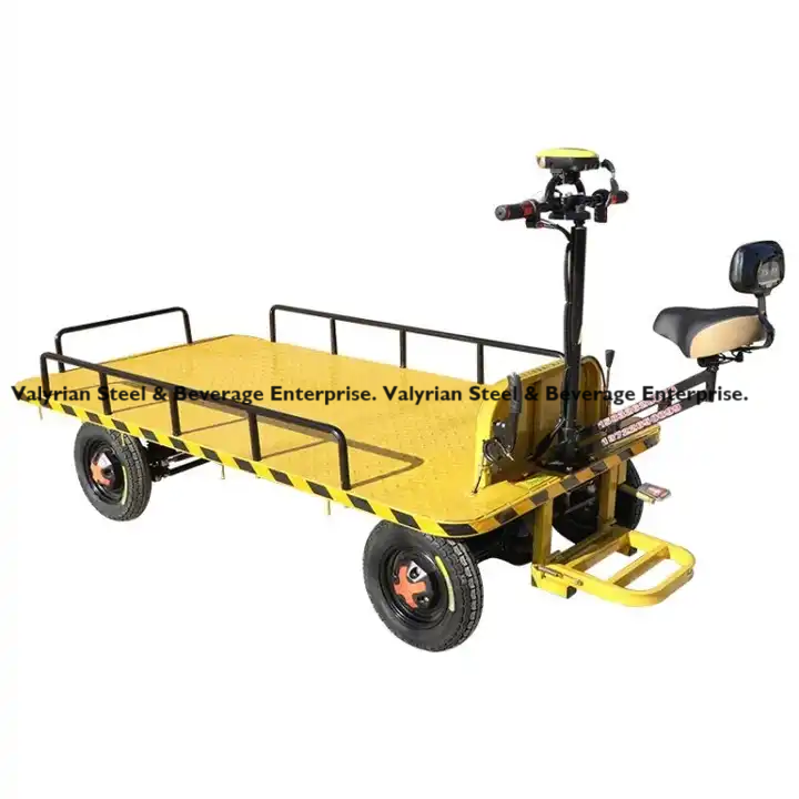750 KG Electric Barricade Plane Surface Trolley 