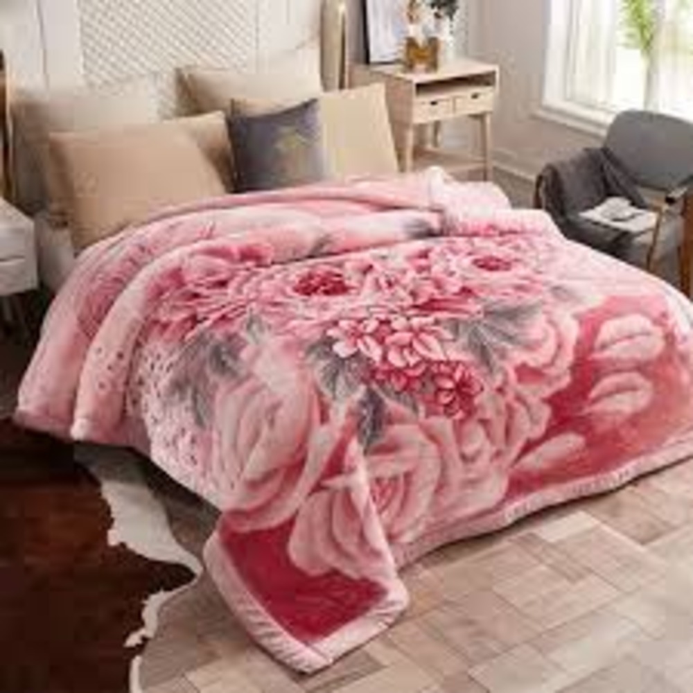 4kg Cloudy Double Blanket - Color: Assorted Print