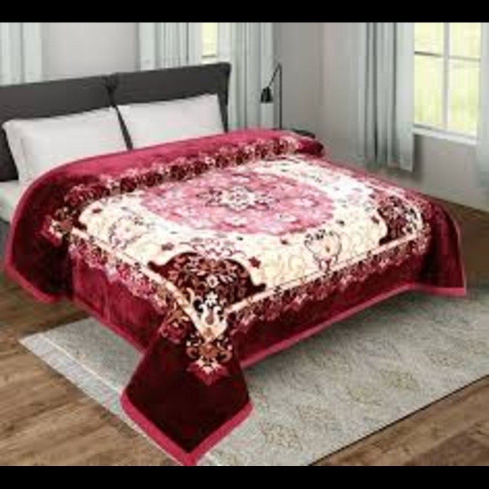 4kg Cloudy Double Blanket - Color: Assorted Print
