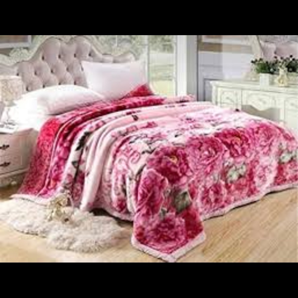 4kg Cloudy Double Blanket - Color: Assorted Print