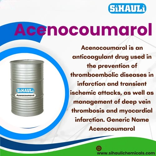 Acenocoumarol Manufacturers, Suppliers, Exporters From Vasai Mumbai India