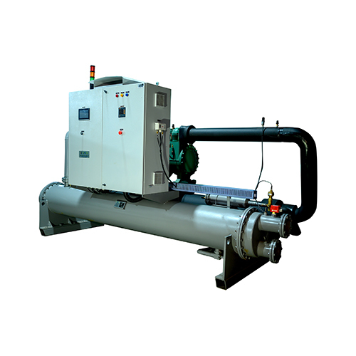 Water Cooled Screw Chiller For Industrial Usage - Color: White And Black