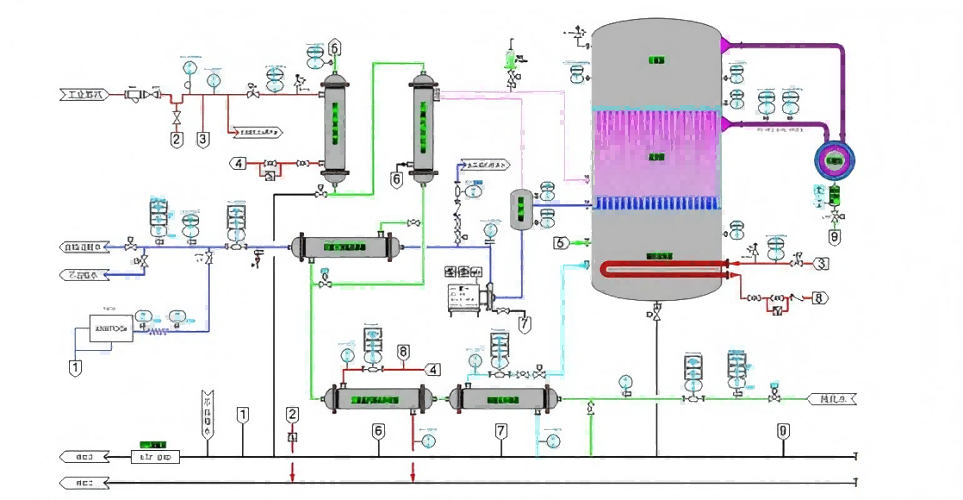 Production Process And Technology Of Distilled Water And Pure Water - Vertical Tubular Up-film Evaporator, High-efficiency Separator, Hot Press Steam Compressor