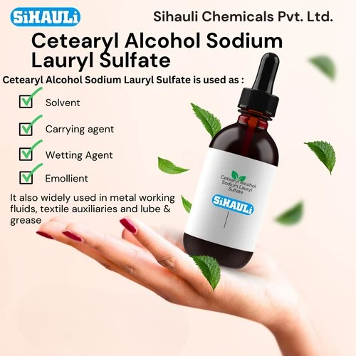 Cetearyl alcohol sodium lauryl sulfate Manufacturers, Suppliers, Exporters From Vasai Mumbai India