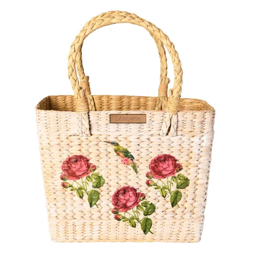 Braided Kauna Grass Baskte Shopping Bag