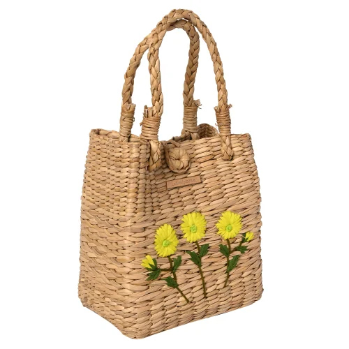 Hand Knitted Kauna Grass Bag