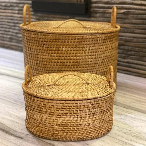 Picnic Cane Storage Baskets
