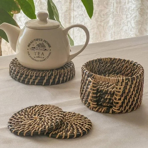 Cane Tea Platter