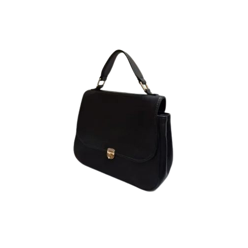 Ladies Black Leather Handbag